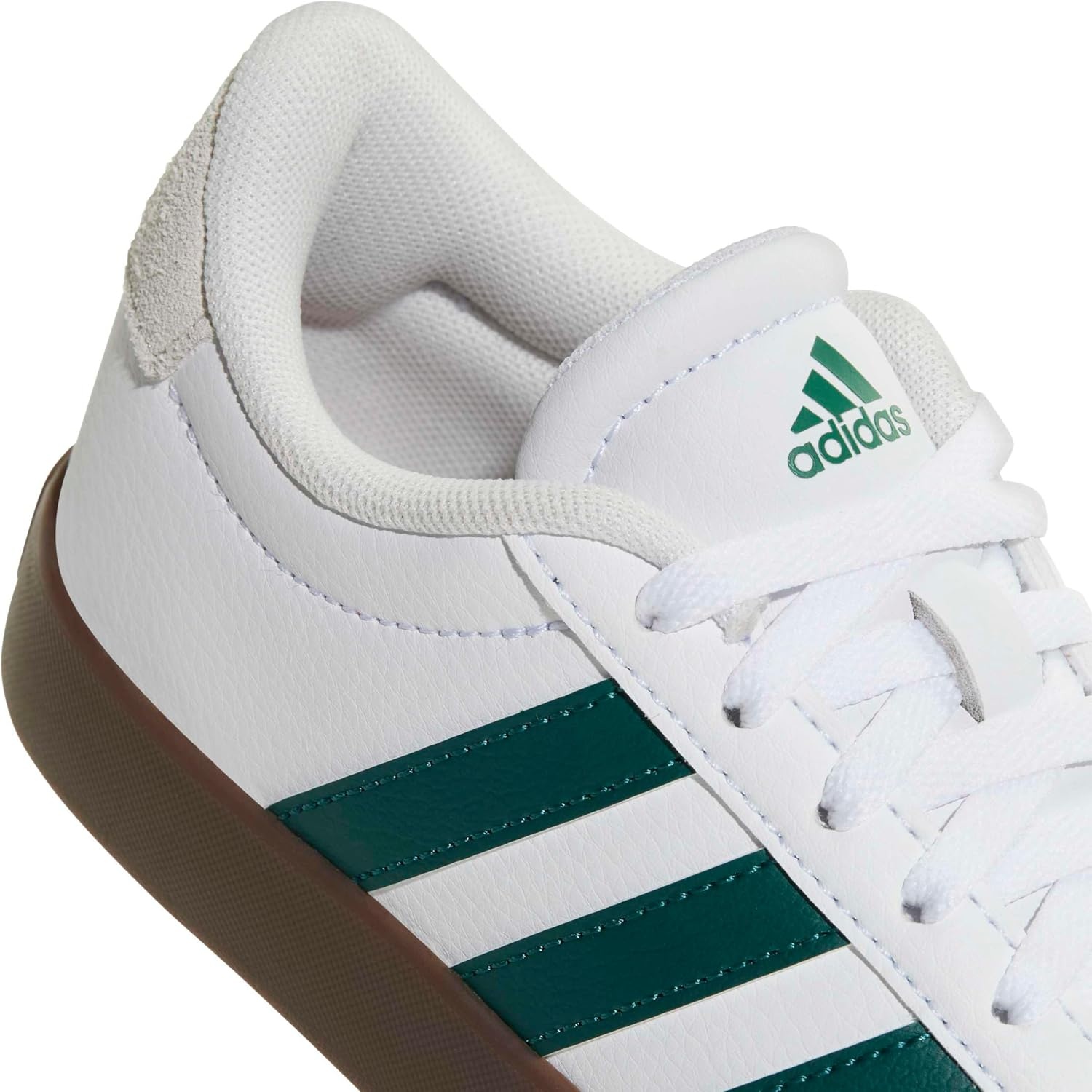 image:imageadidas UnisexKids VL Court 30WhiteCollegiate GreenGum