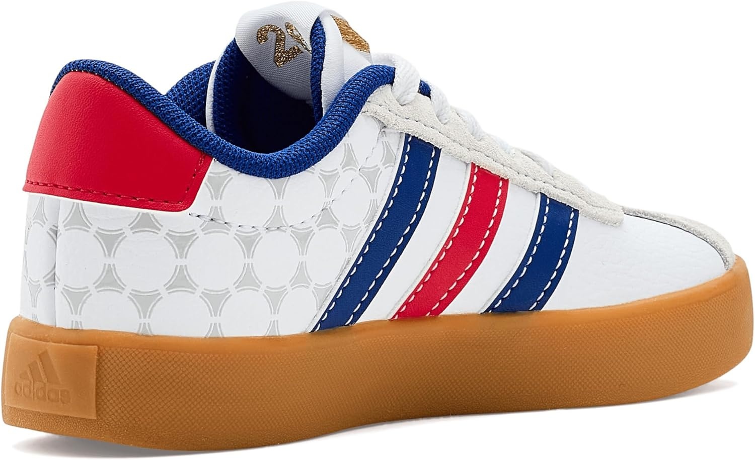 image:imageadidas UnisexKids VL Court 30WhitePure RubyMystery Ink