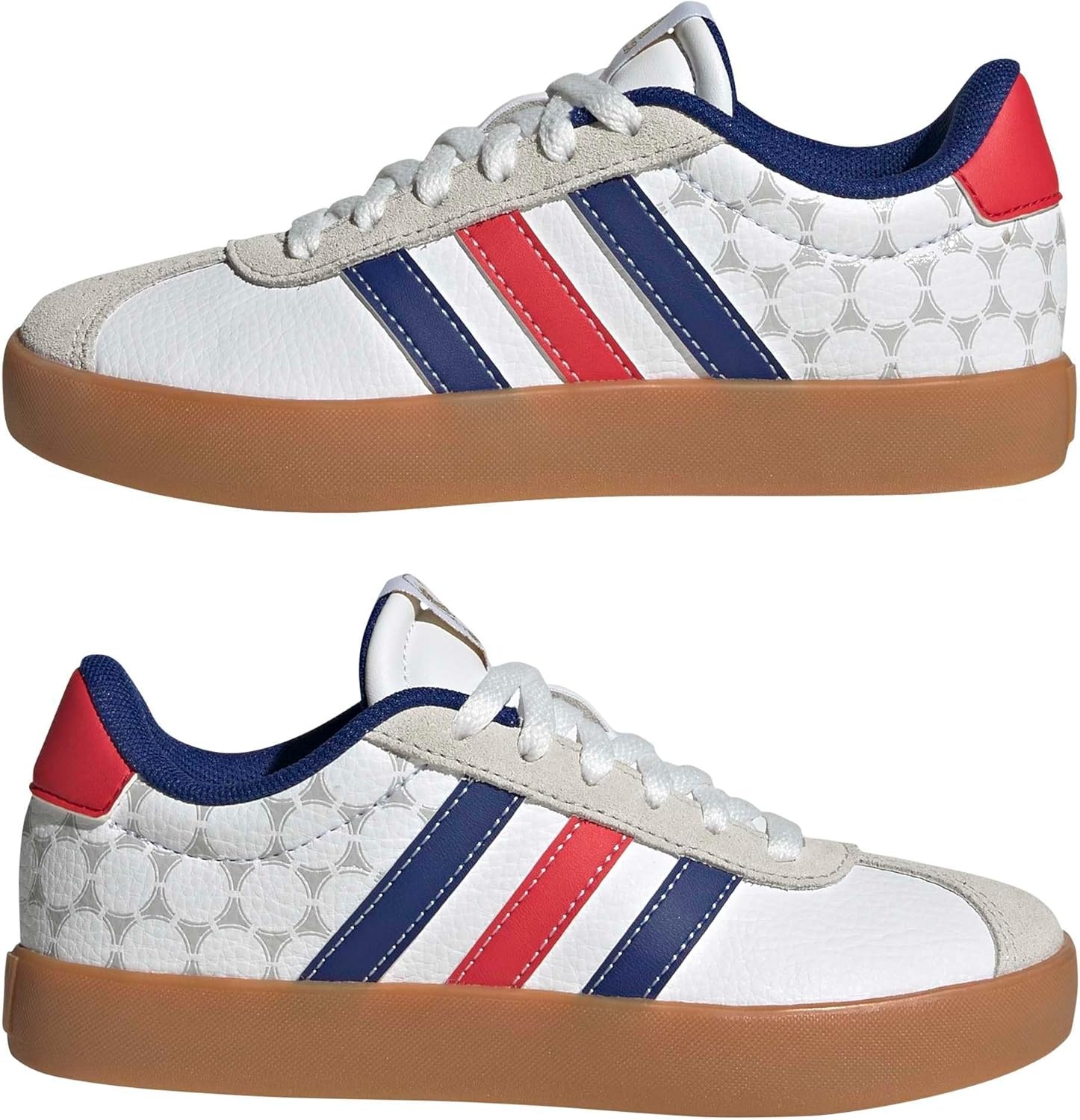 image:imageadidas UnisexKids VL Court 30WhitePure RubyMystery Ink