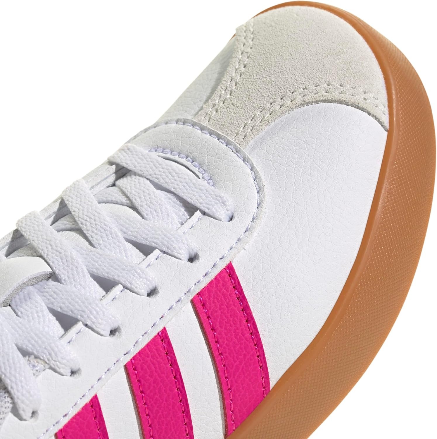 image:imageadidas UnisexKids VL Court 30WhiteShock PinkCrystal White