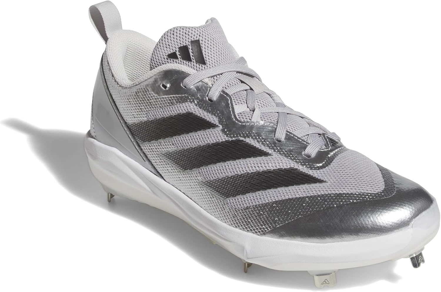 image:imageadidas Womens Adizero Instinct Silver Speed SoftballSilver MetallicBlackGrey