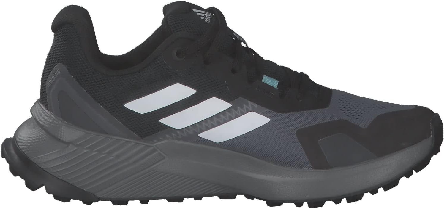 image:imageadidas Womens Terrex Soulstride Rainrdy Trail Running ShoesCore Black Crystal White Mint Ton