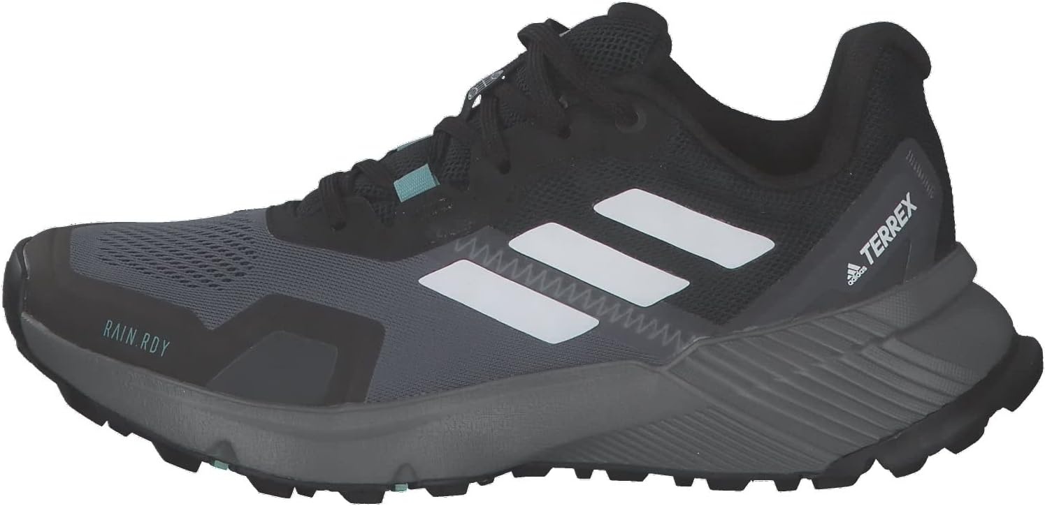 image:imageadidas Womens Terrex Soulstride Rainrdy Trail Running ShoesCore Black Crystal White Mint Ton