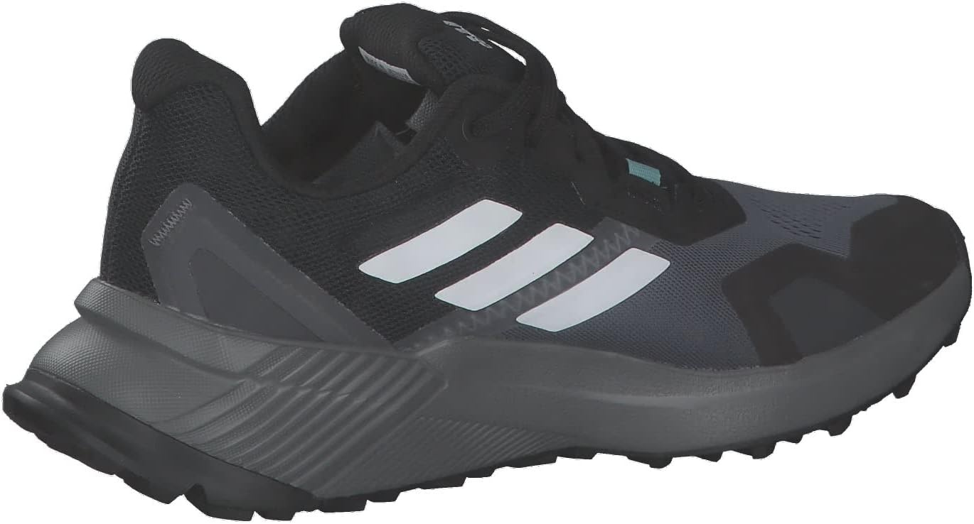 image:imageadidas Womens Terrex Soulstride Rainrdy Trail Running ShoesCore Black Crystal White Mint Ton