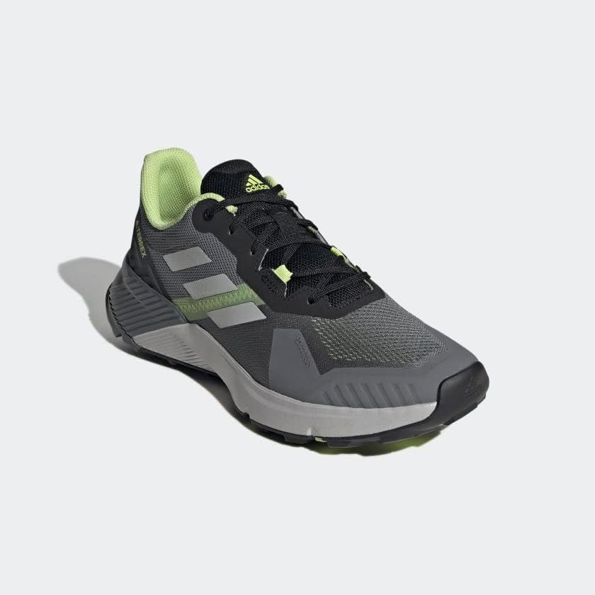 image:imageadidas Womens Terrex Soulstride Rainrdy Trail Running ShoesGreyGreyPulse Lime