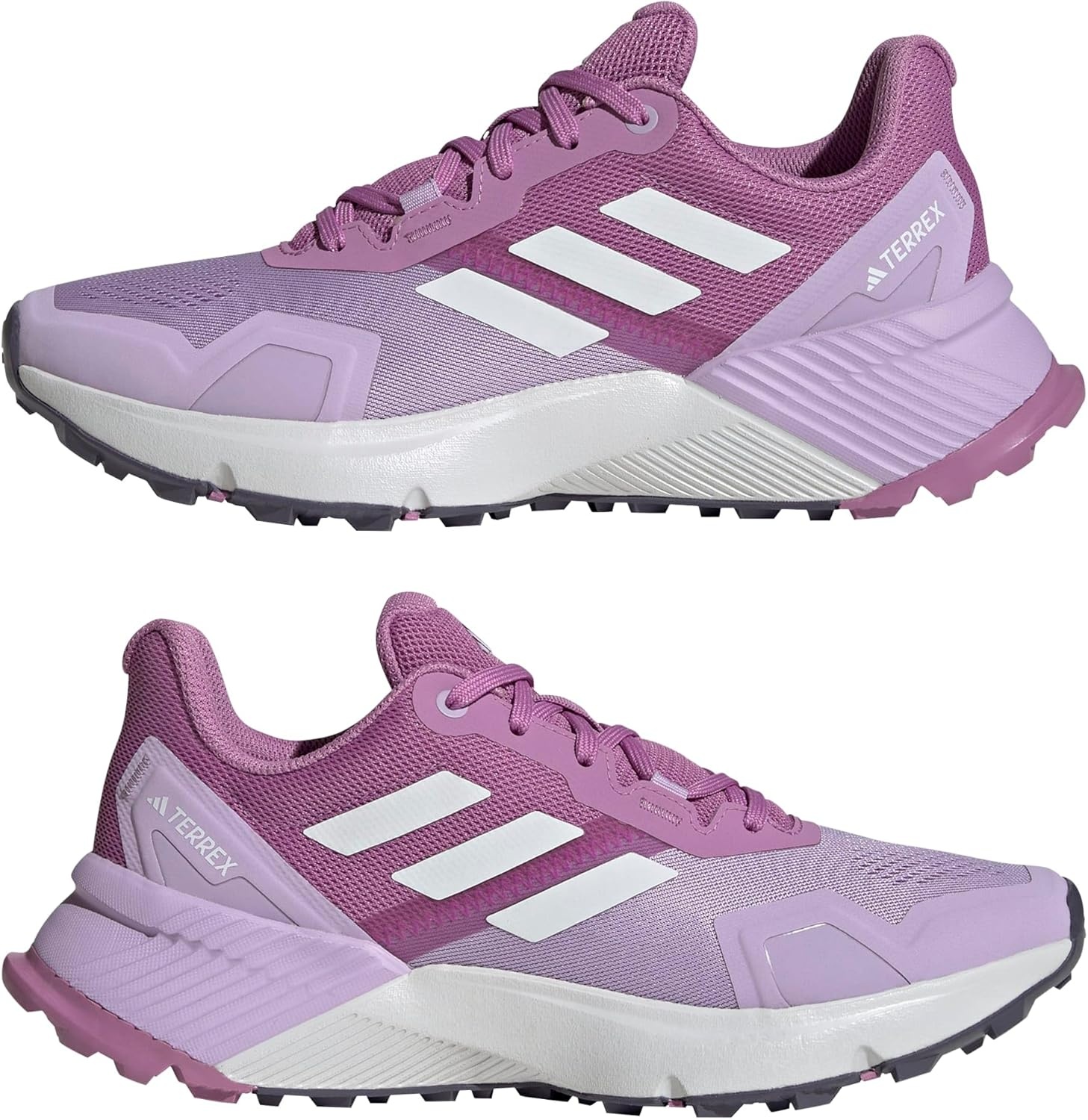image:imageadidas Womens Terrex Soulstride Rainrdy Trail Running ShoesPreloved PurpleCrystal WhitePowder Plum