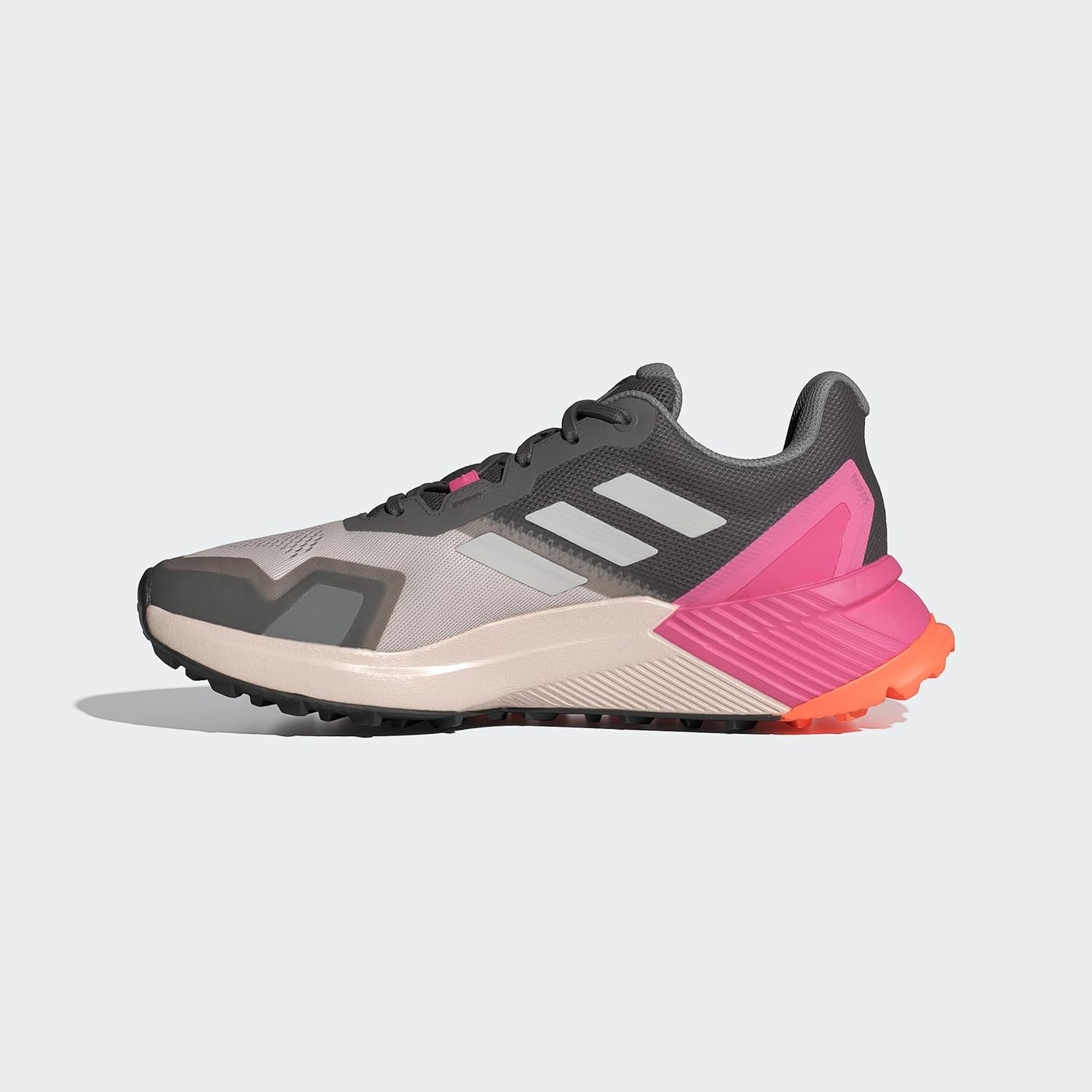 image:imageadidas Womens Terrex Soulstride Rainrdy Trail Running ShoesPutty Mauve Grey One Pink Fusion