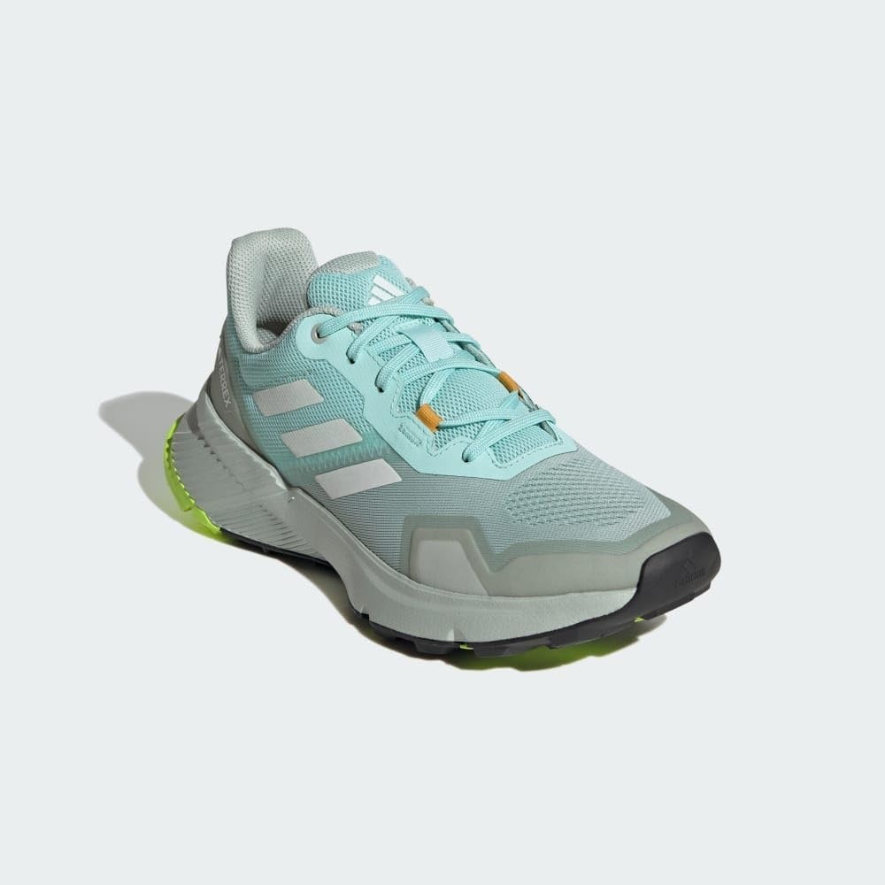 image:imageadidas Womens Terrex Soulstride Rainrdy Trail Running ShoesSemi Flash AquaCrystal WhiteWonder Silver