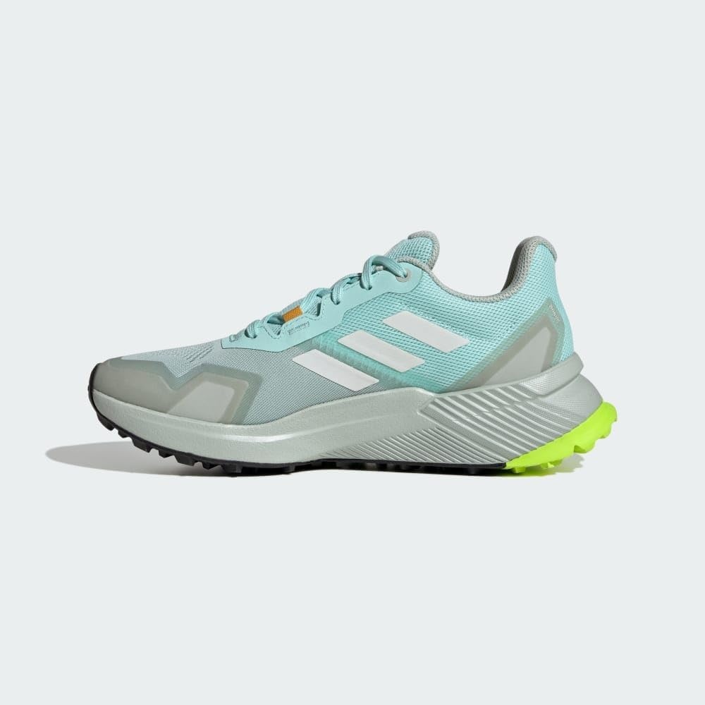 image:imageadidas Womens Terrex Soulstride Rainrdy Trail Running ShoesSemi Flash AquaCrystal WhiteWonder Silver