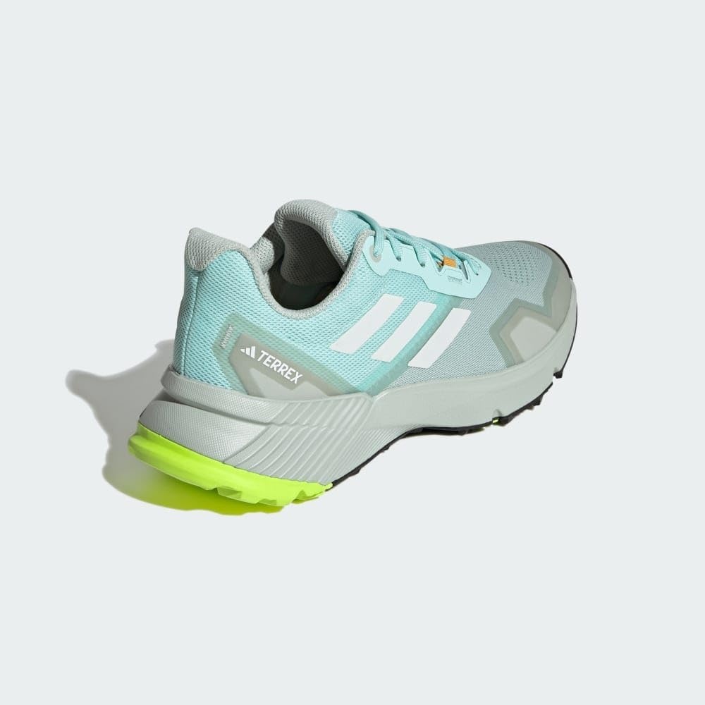 image:imageadidas Womens Terrex Soulstride Rainrdy Trail Running ShoesSemi Flash AquaCrystal WhiteWonder Silver