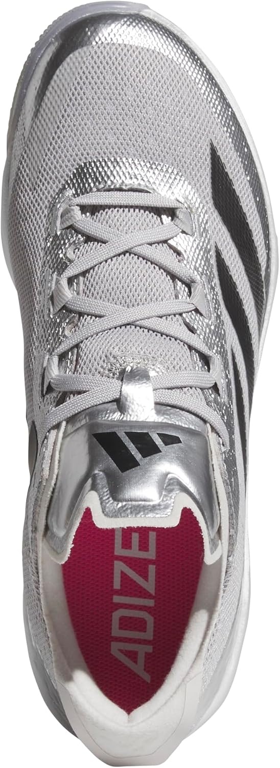 image:imageadidas Womens Train Essentials Boxy Workout Crew Neck Short Sleeve Athletic Casual Tops Casual WhiteSilver MetallicBlackGrey