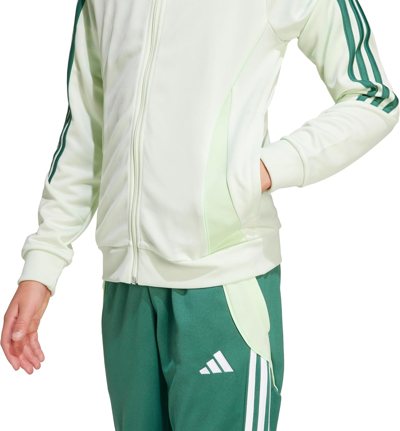 image:imageadidas boys Tiro 24 Training JacketGreen MistForest