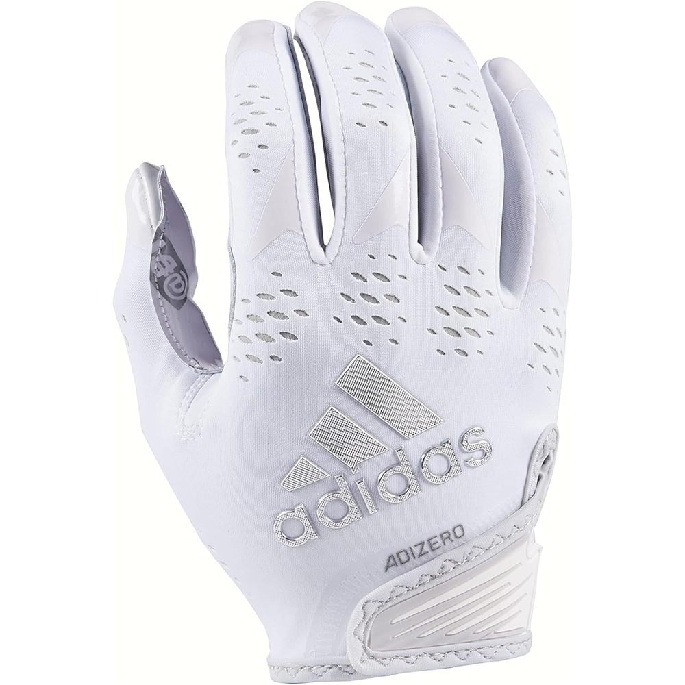 image:imageAdidas Adizero 12 Big Mood Elite Adult Receiver GloveWhiteSilver