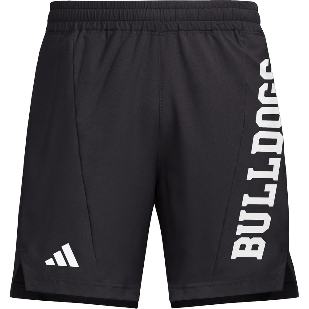 image:imageAdidas Mens NCAA Designed for Training Team Graphic Woven ShortsBlackWhiteMississippi State University