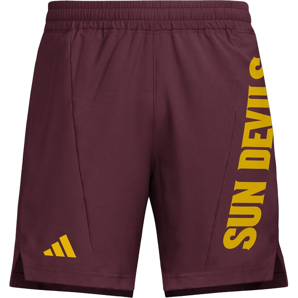 image:imageAdidas Mens NCAA Designed for Training Team Graphic Woven ShortsTeam MaroonTeam Collegiate GoldArizona State University