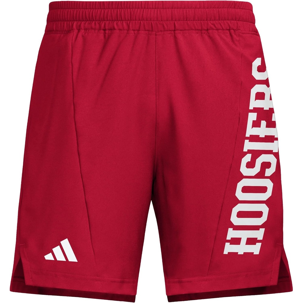 image:imageAdidas Mens NCAA Designed for Training Team Graphic Woven ShortsTeam Victory RedWhiteWhiteIndiana University