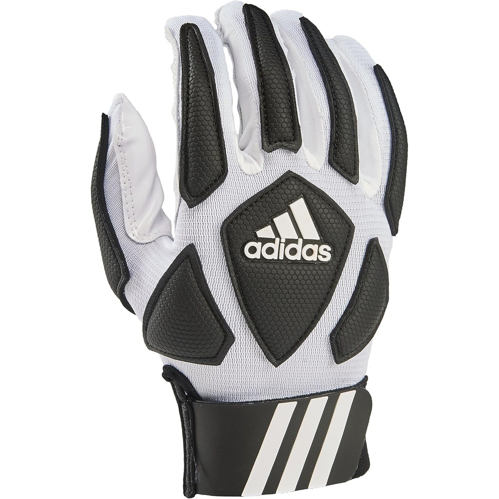 image:imageAdidas Scorch Destroy 2 Lineman Adult Gloves Full FingerWhiteBlack