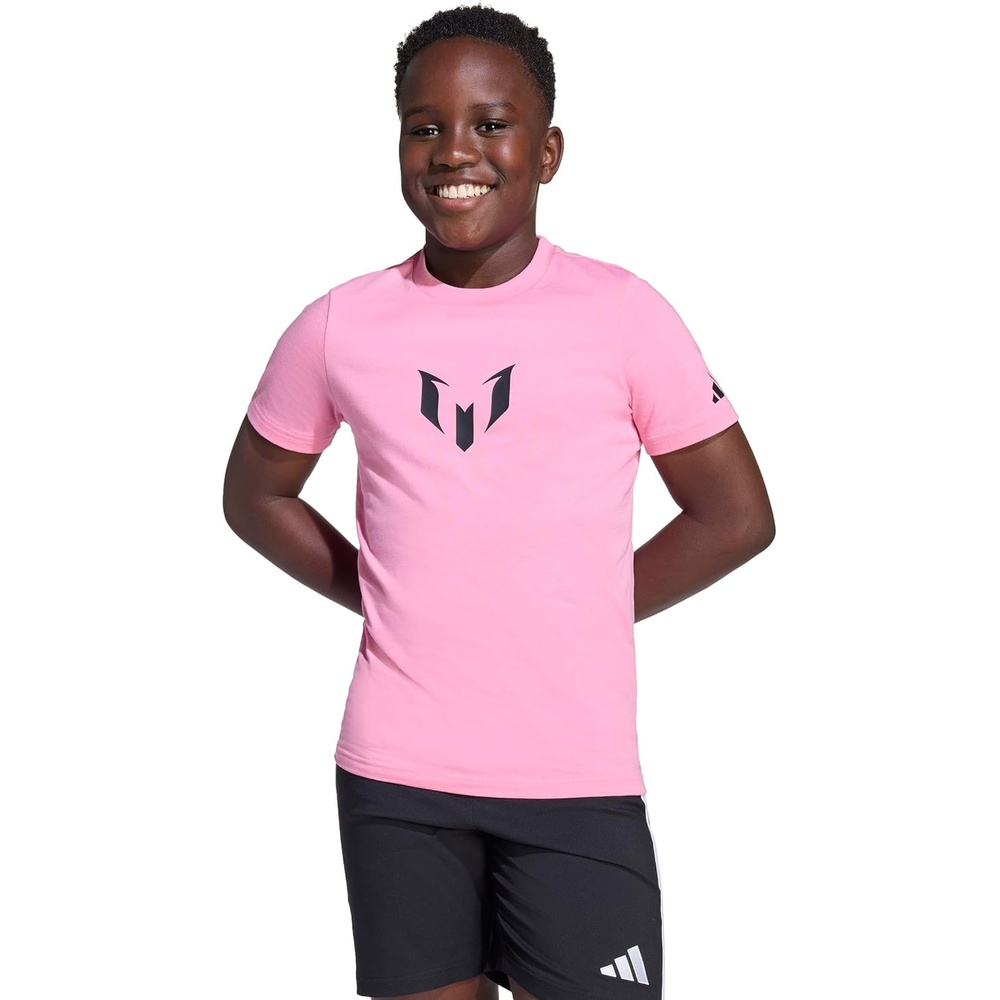 image:imageAdidas Unisex Kids Messi TShirtEasy PinkName Number
