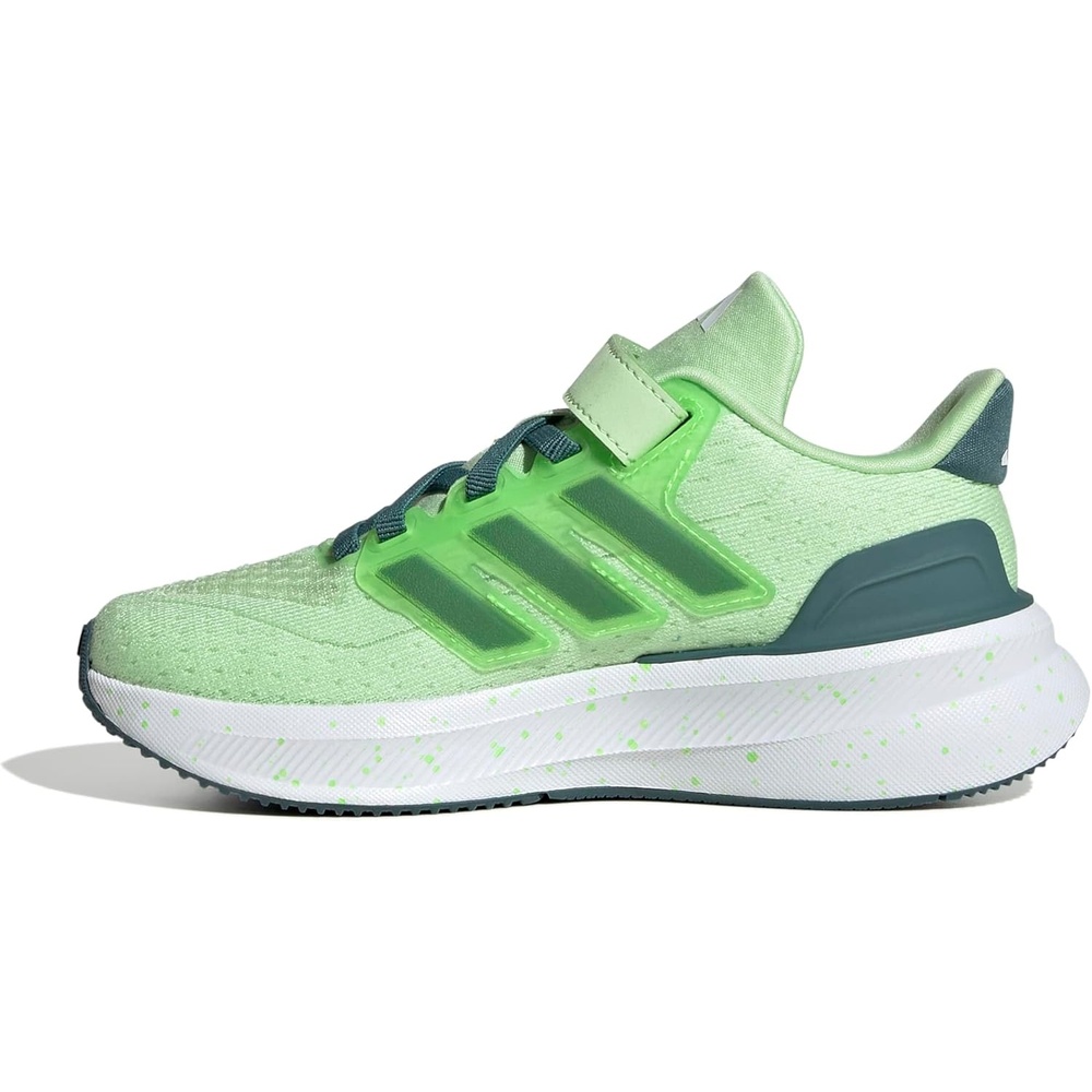 image:imageAdidas UnisexChild Ultrarun 5 Elastic Lace amp StrapSemi Green SparkPreloved TealLime Burst