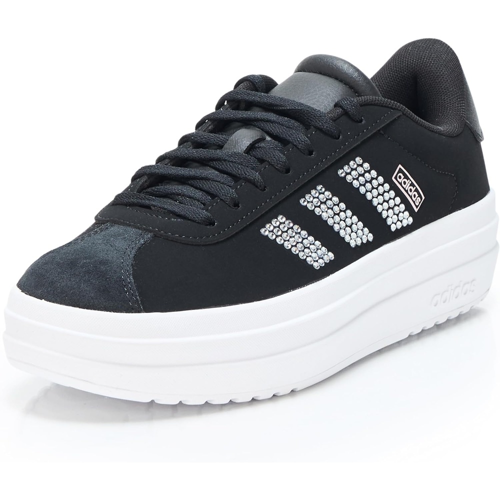 image:imageAdidas UnisexChild Vl Court BoldBlackWhiteClear Pink