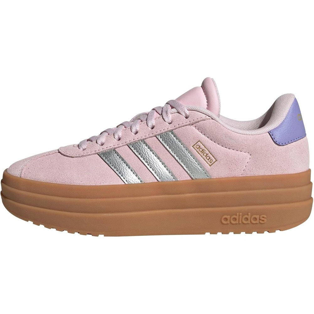image:imageAdidas UnisexChild Vl Court BoldClear PinkSilver MetallicGold Metallic