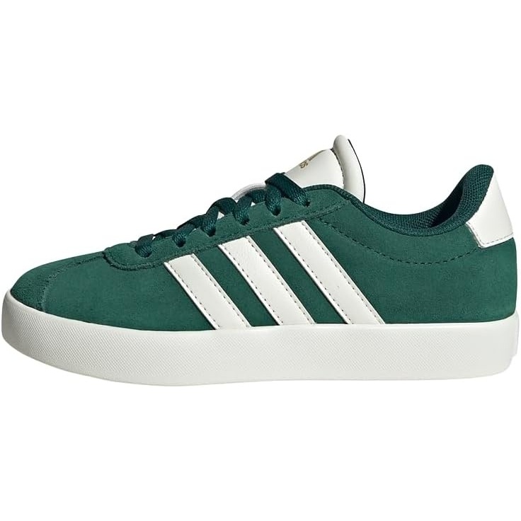 image:imageAdidas UnisexChild Vl Court BoldGreenOff WhiteGold Metallic