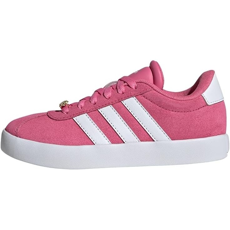 image:imageAdidas UnisexChild Vl Court BoldPink FusionCloud WhiteGrey