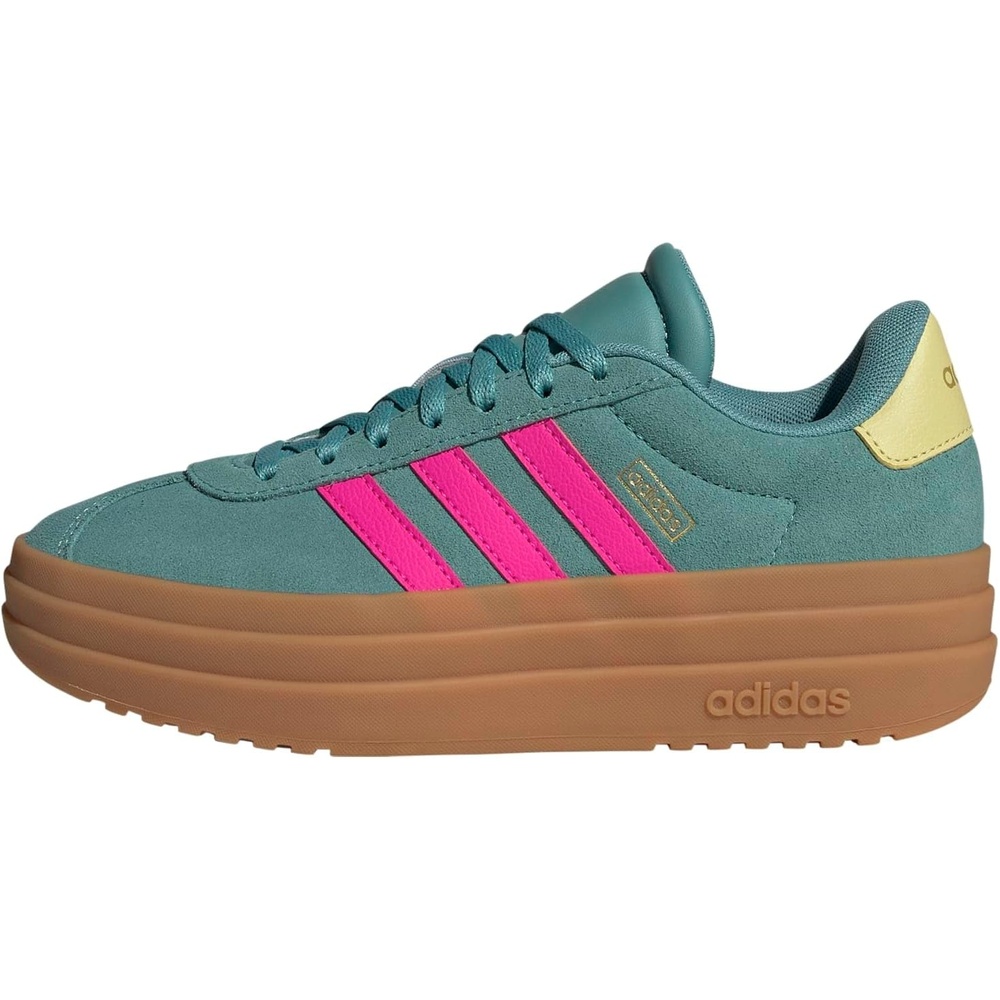 image:imageAdidas UnisexChild Vl Court BoldPowder TealShock PinkPowder Yellow