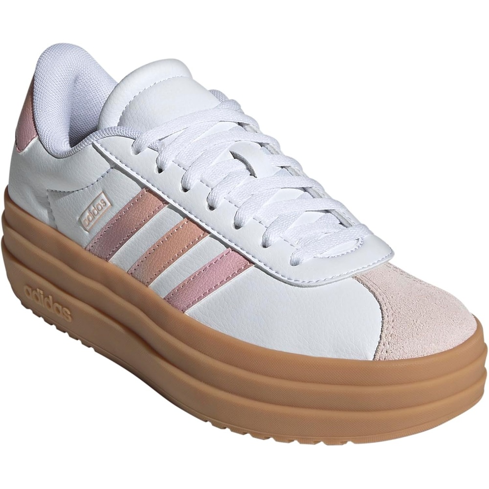 image:imageAdidas UnisexChild Vl Court BoldWhitePowder CoralGum
