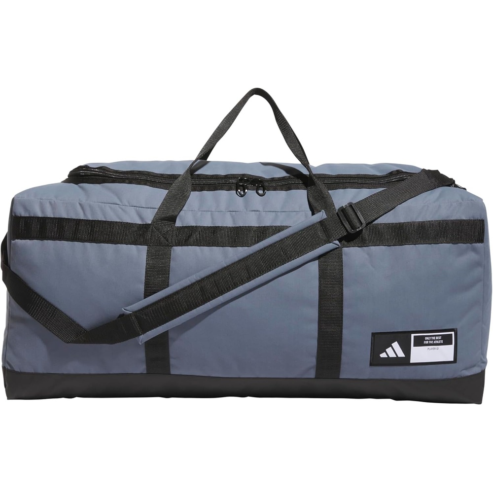 image:imageLocker Room Baseball Duffel BagOnix GreyBlack2