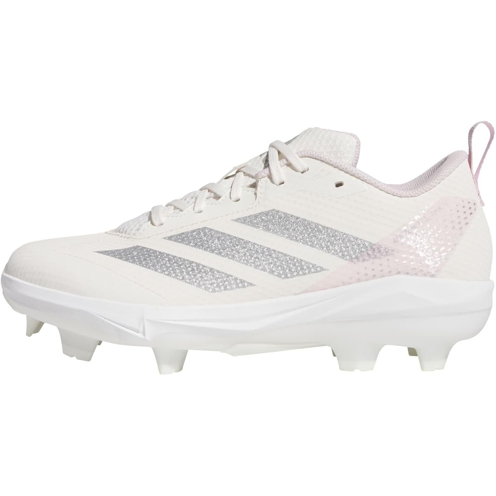 image:imageadidas Adizero Instict TPU 20 Softball CleatsChalk WhiteSilver MetallicClear Pink