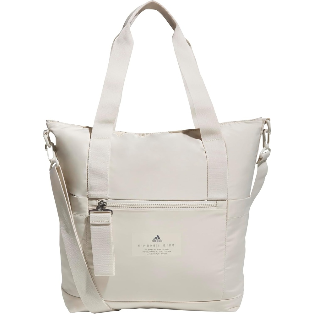 image:imageadidas All Me Tote Bag Everyday Carryall with Crossbody StrapAlumina BeigeGrey Four2