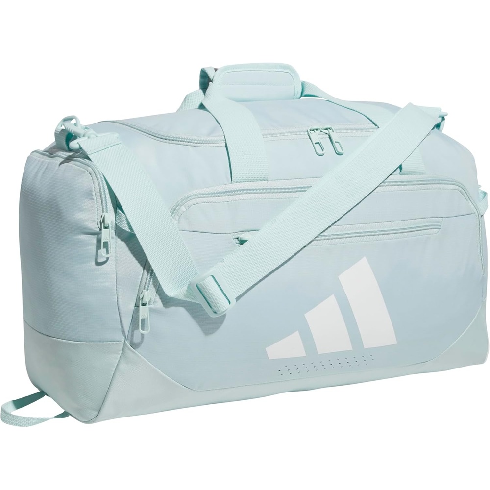 image:imageadidas Defender 5 Duffel Bag  Premium Duffle for Sports Gym amp TravelHalo Mint GreenWhite