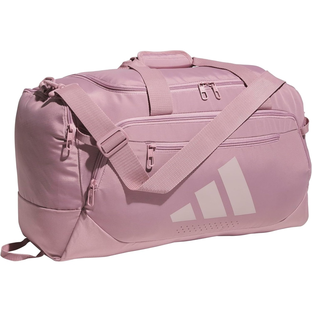 image:imageadidas Defender 5 Duffel Bag Premium Duffle for Sports Gym amp TravelMagic Mauve PurpleDual Lilac Purple