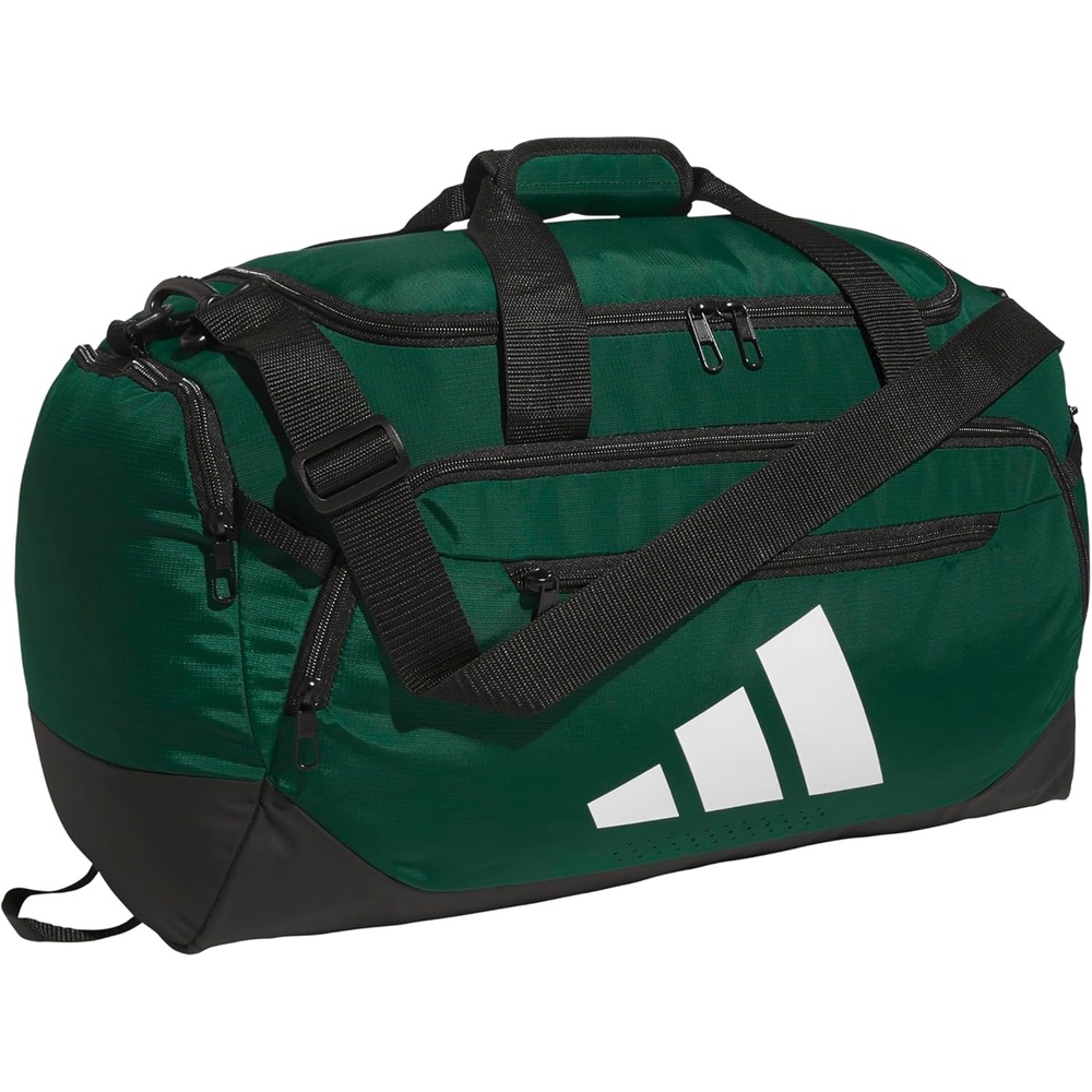 image:imageadidas Defender 5 Duffel Bag  Premium Duffle for Sports Gym amp TravelTeam Dark Green