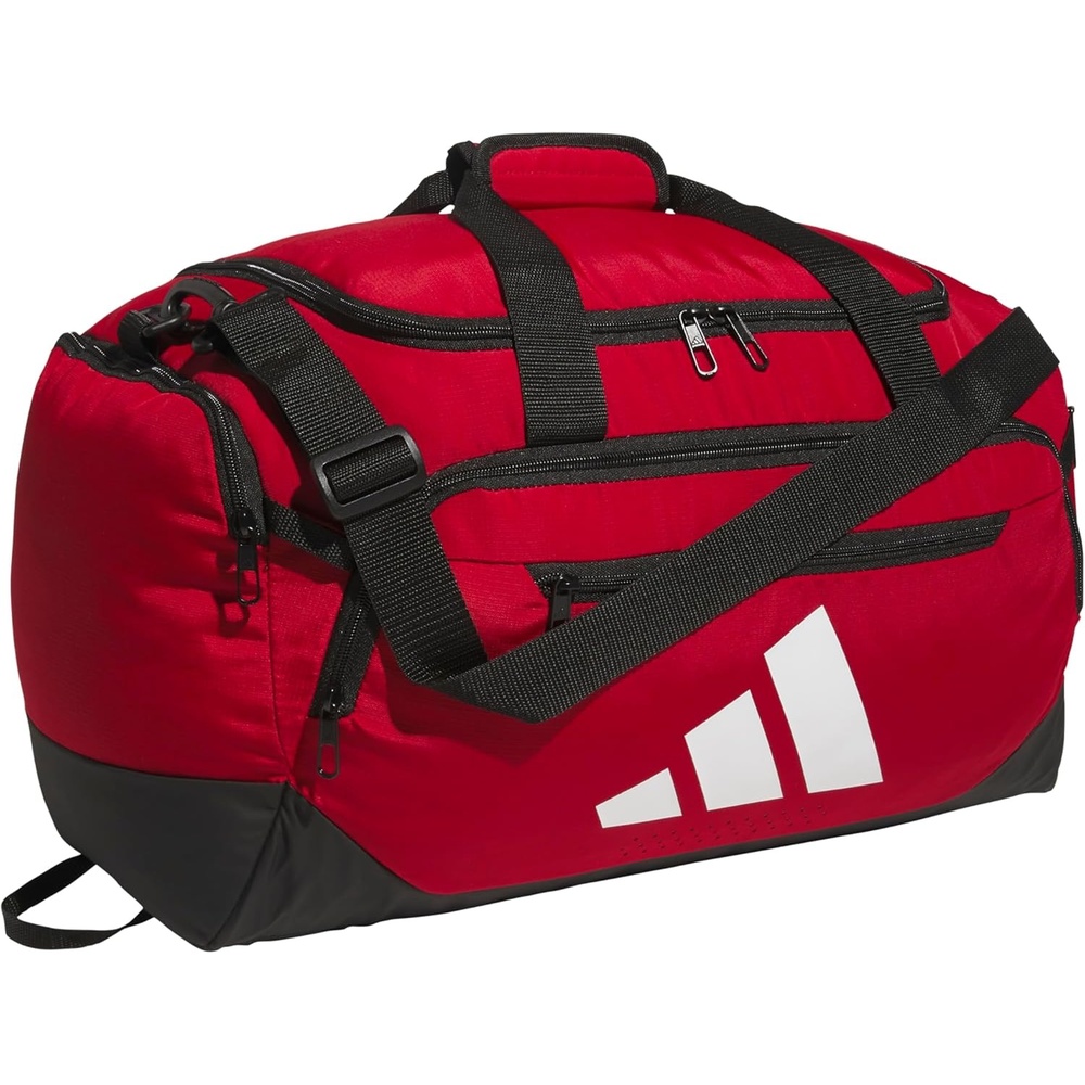 image:imageadidas Defender 5 Duffel Bag Premium Duffle for Sports Gym amp TravelTeam Power Red 2White