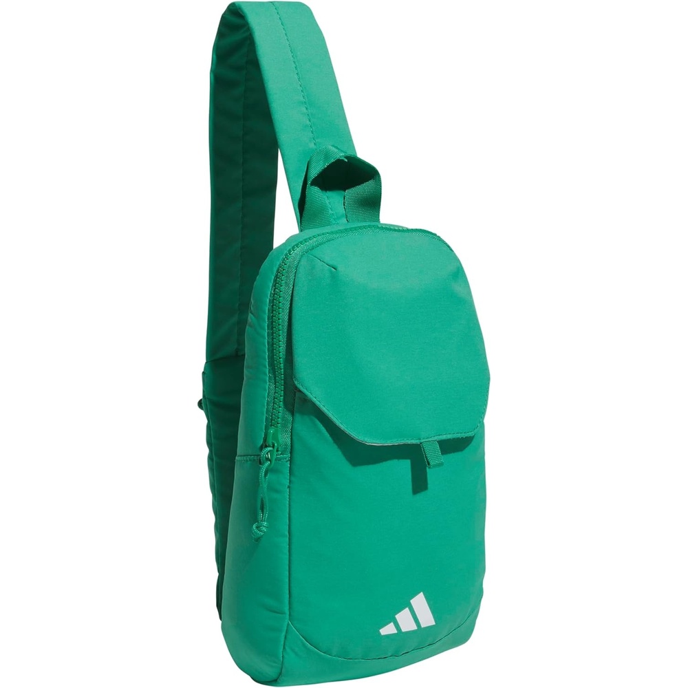 image:imageadidas Essentials 3 Sling Crossbody Bag 5L Wonder Alumina Grey One SizeSemi Court Green