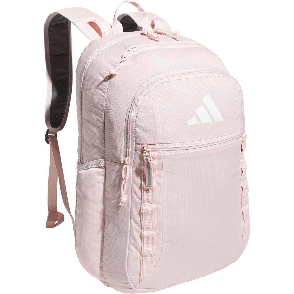 image:imageadidas Excel 7 School Backpack for Laptop Gym and Travel 34LSandy PinkWhite75