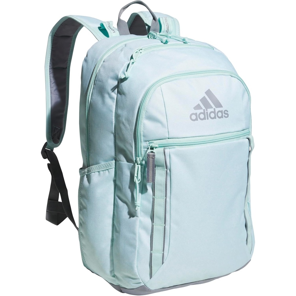 image:imageadidas Excel 7 School Backpack for Laptop Gym and Travel 34LTwill Semi Flash AquaGreySemi Flash Aqua Blue7