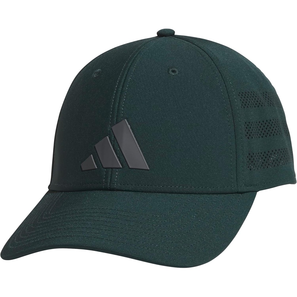 image:imageadidas Gameday Structured Stretch Fit Hat 40Aurora Green IvyGrey Six4
