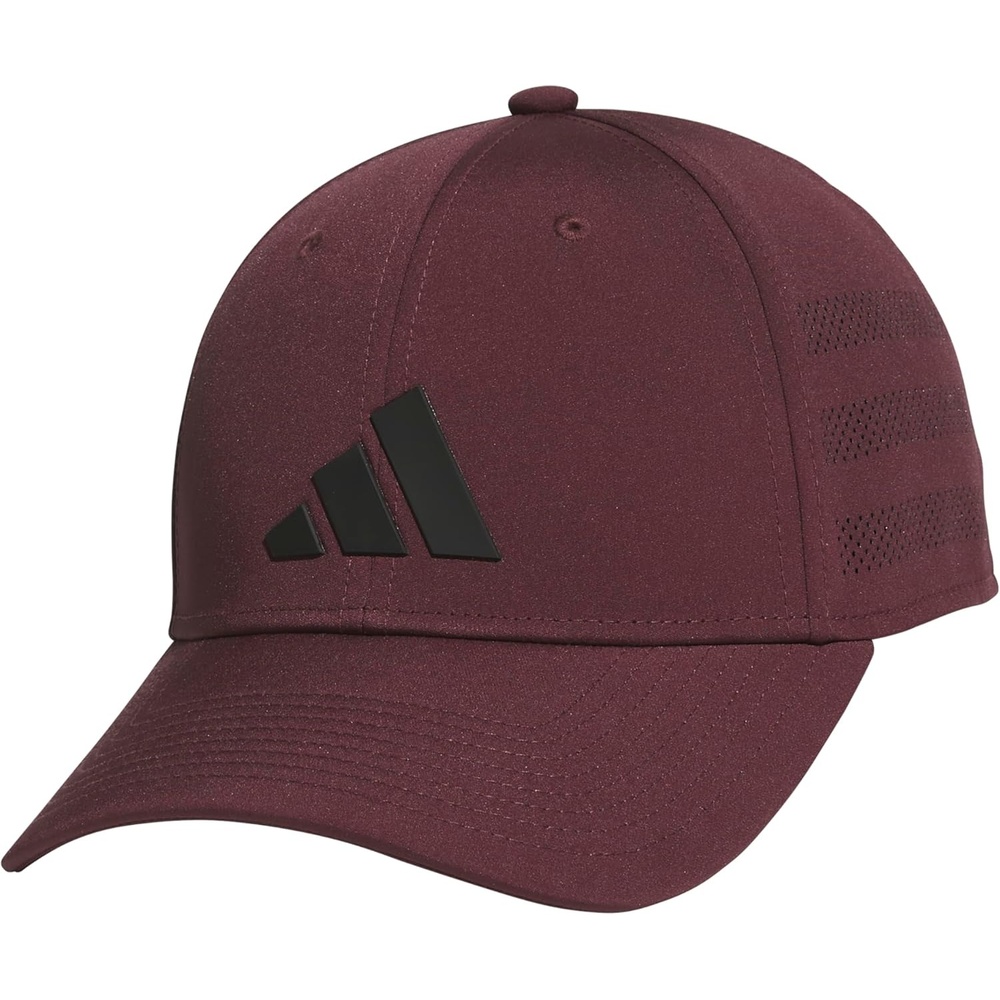 image:imageadidas Gameday Structured Stretch Fit Hat 40Aurora Ruby RedBlack4