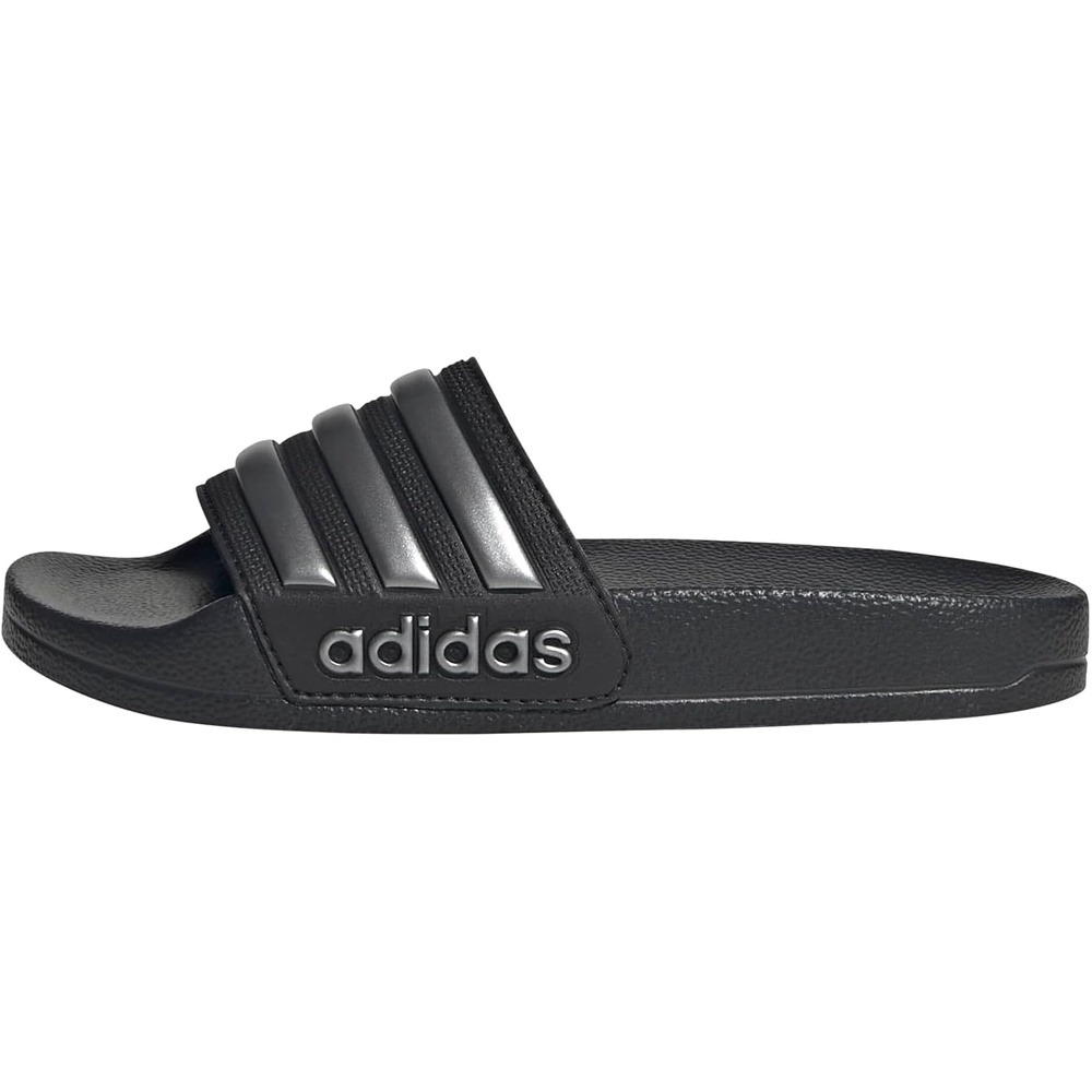 image:imageadidas Kids Adilette Shower SlideBlackIron MetallicBlack
