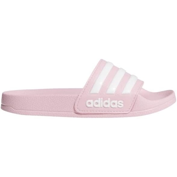 image:imageadidas Kids Adilette Shower SlideTrue PinkWhiteTrue Pink