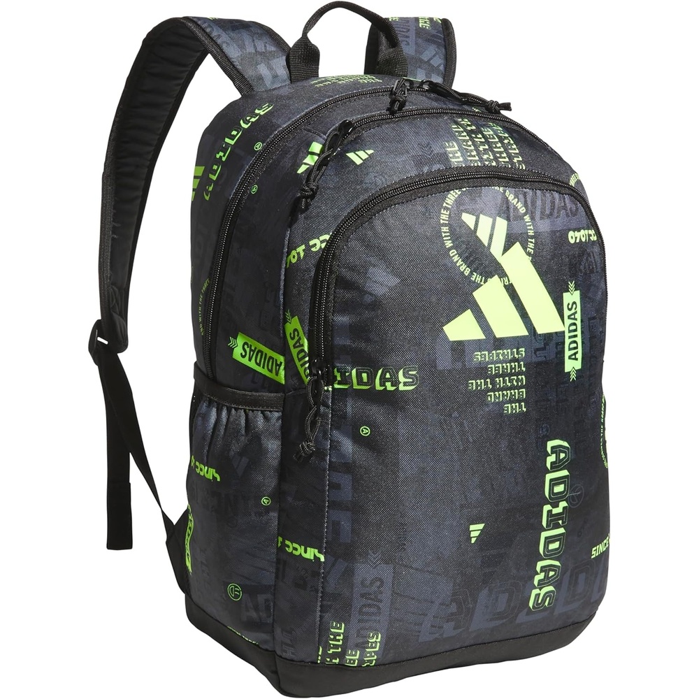 image:imageadidas Kids Affiliate Backpack  School Bag for Girls and Boys 27LUpscaled MixblackLucid Lemon Yellow