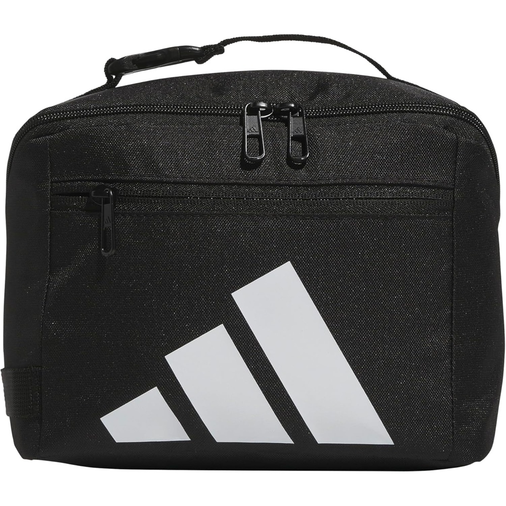 image:imageadidas Kids Affiliate Lunch Bag Insulated Lunchbox for Girls and Boys 6LBlackWhite