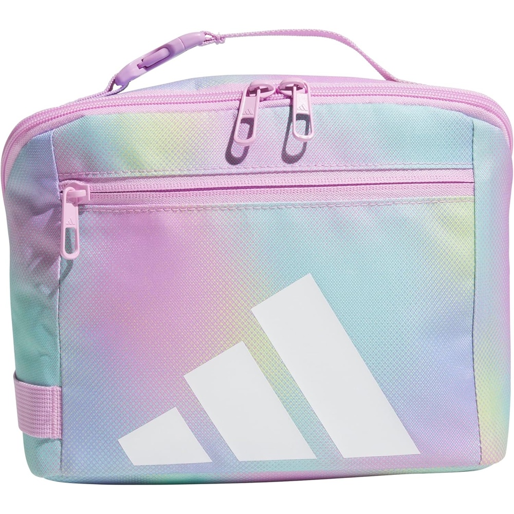 image:imageadidas Kids Affiliate Lunch Bag Insulated Lunchbox for Girls and Boys 6LHalftone Gradient Bliss LilacBliss Lilac Purple