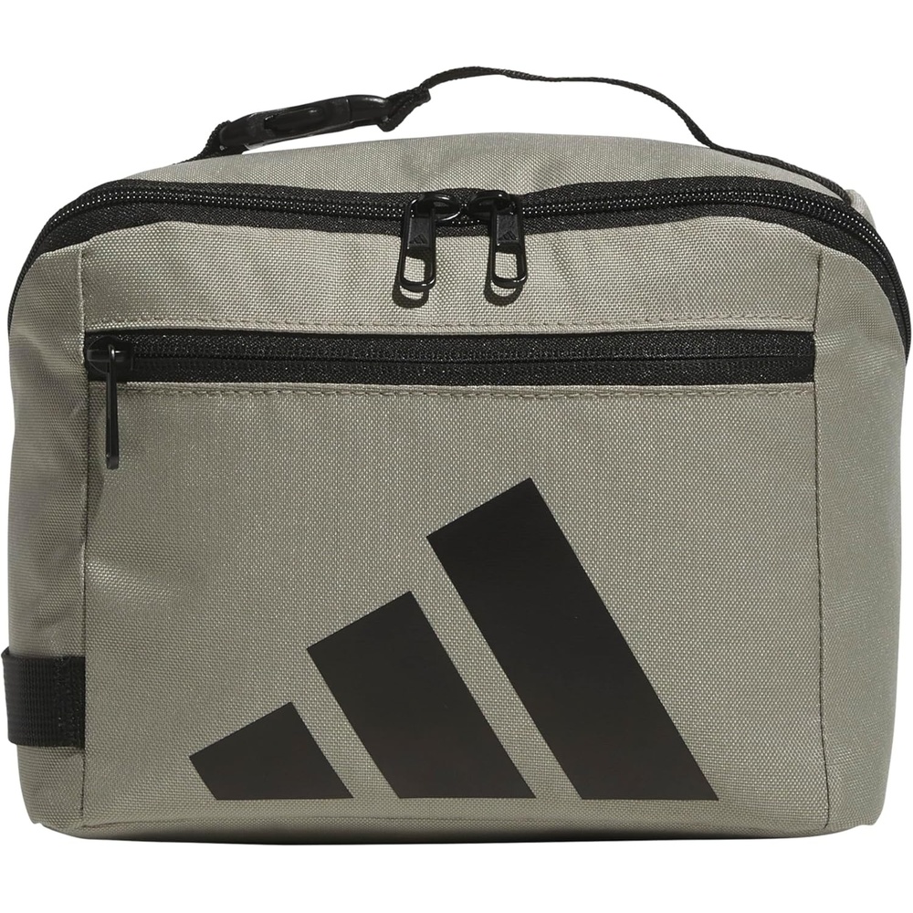 image:imageadidas Kids Affiliate Lunch Bag  Insulated Lunchbox for Girls and Boys 6LSilver Pebble GreyBlack