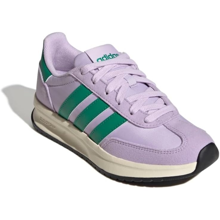 image:imageadidas Kids Girls Run 70S 20 Lace Up Sneakers Shoes Casual  Grey WhiteIce LavenderCourt GreenPowder Plum