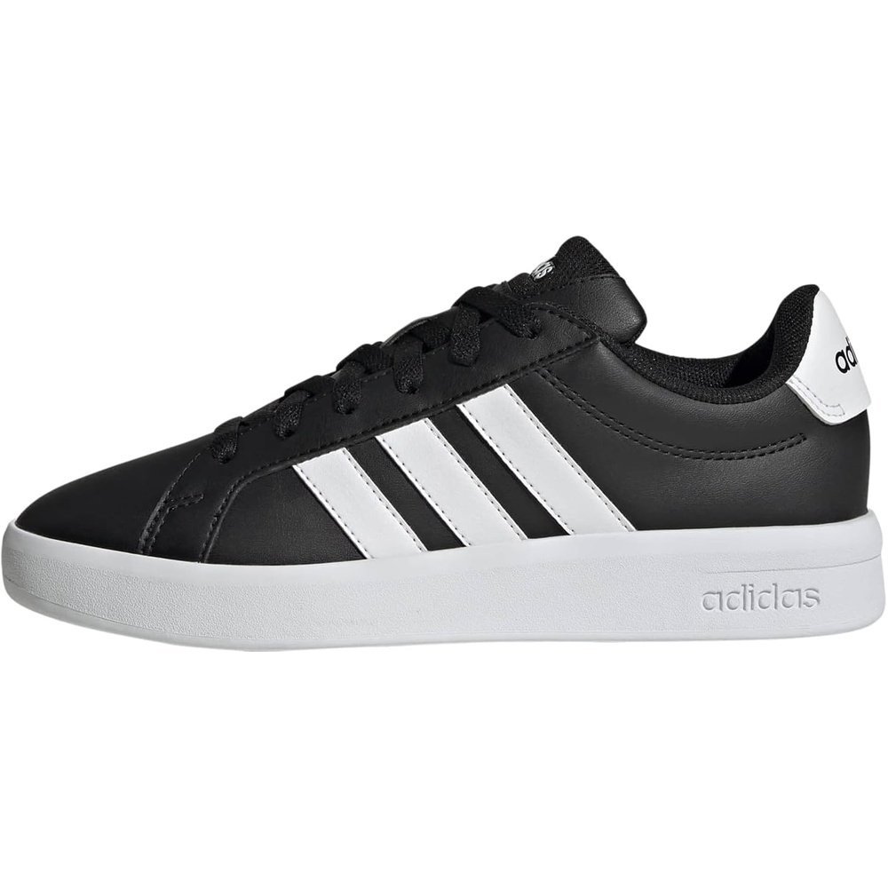 image:imageadidas Kids Grand Court 30 Shoes Big KidBlackWhiteWhite