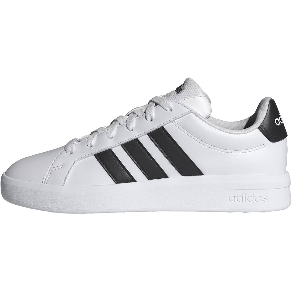 image:imageadidas Kids Grand Court 30 Shoes Big KidWhiteBlackWhite